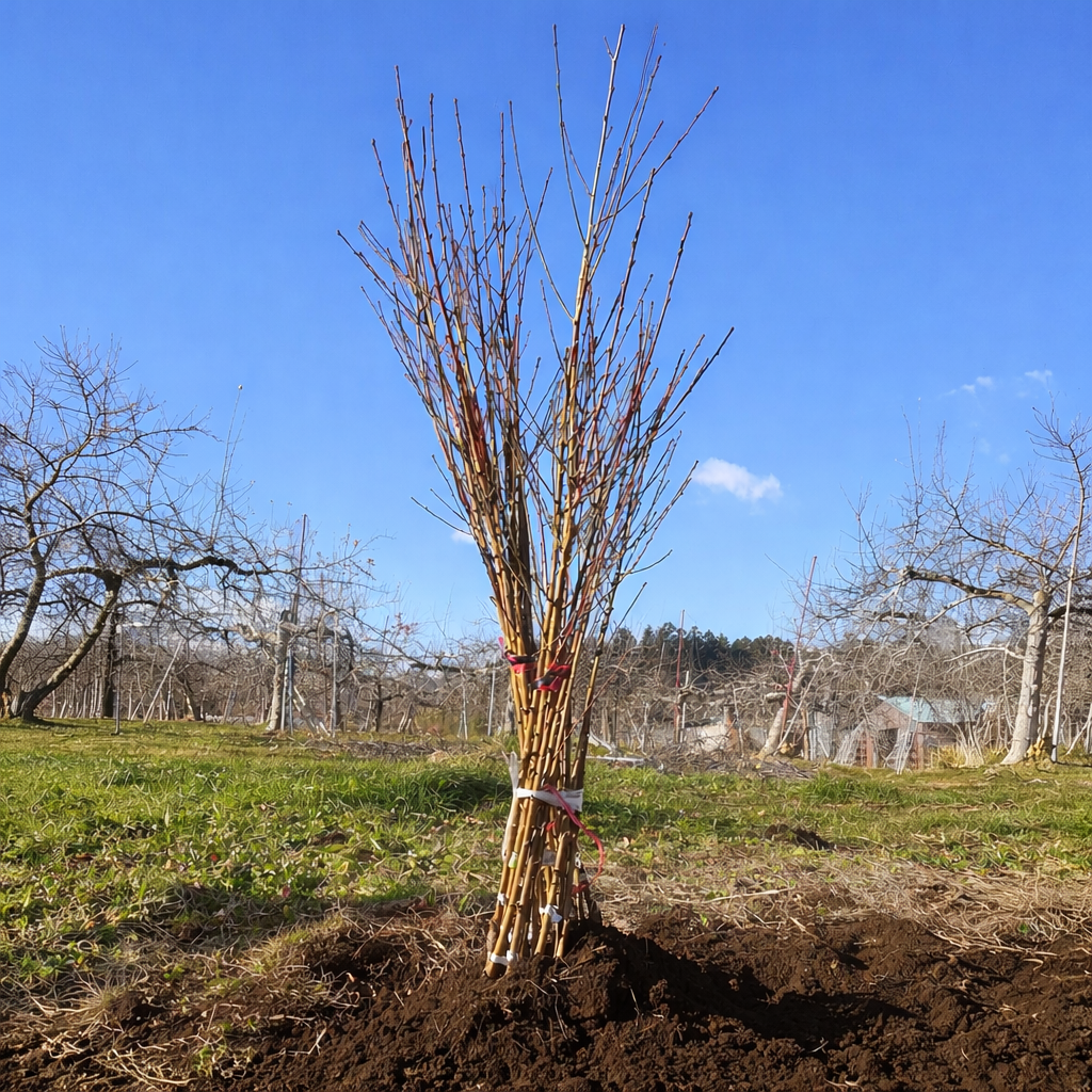 改植用の桃の苗が届きました